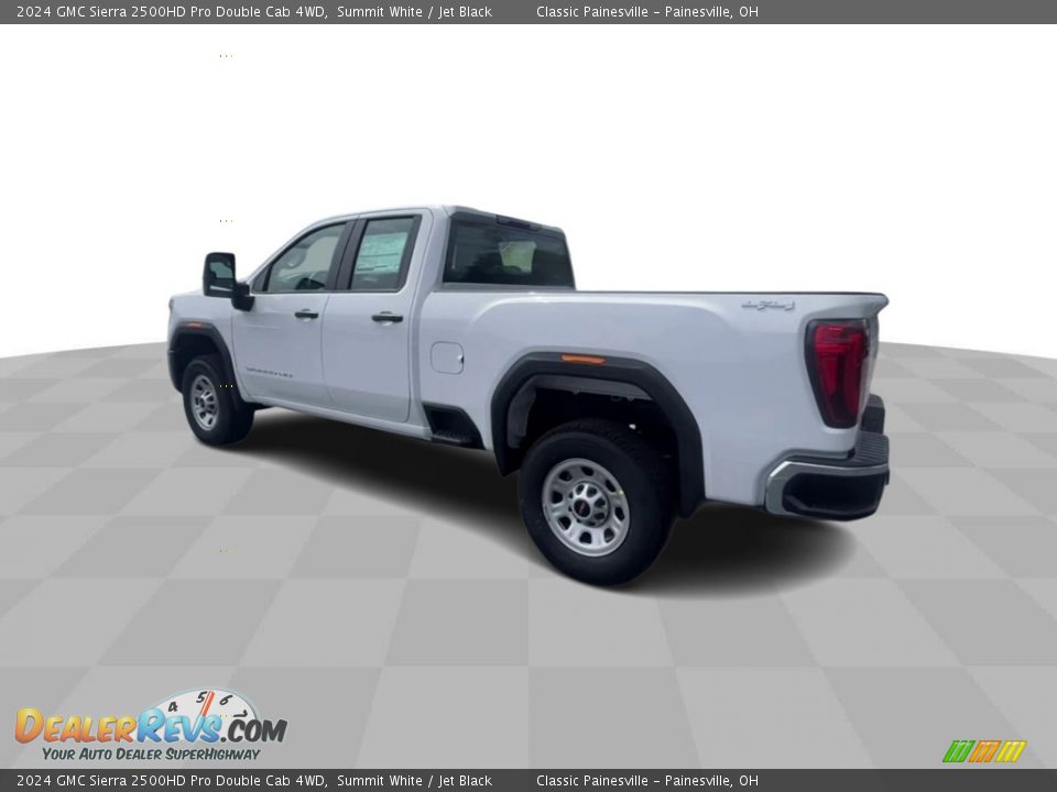 2024 GMC Sierra 2500HD Pro Double Cab 4WD Summit White / Jet Black Photo #6