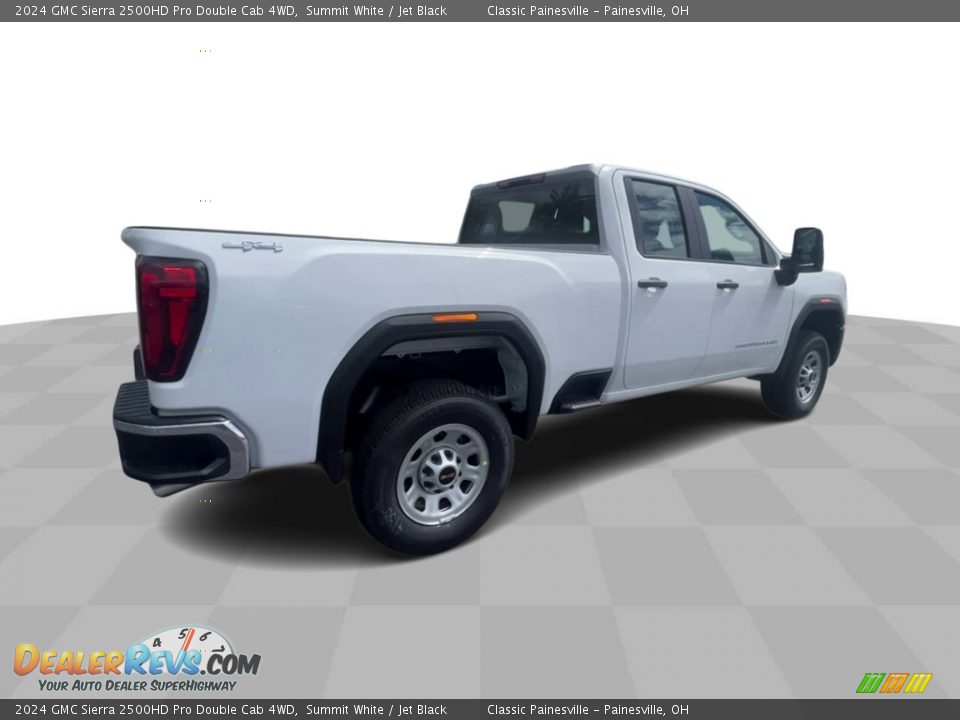 2024 GMC Sierra 2500HD Pro Double Cab 4WD Summit White / Jet Black Photo #8