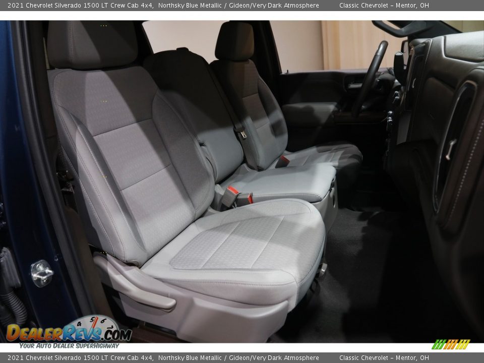 2021 Chevrolet Silverado 1500 LT Crew Cab 4x4 Northsky Blue Metallic / Gideon/Very Dark Atmosphere Photo #16