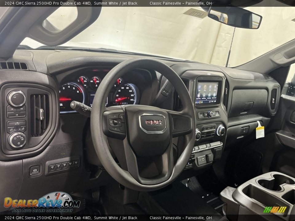 Dashboard of 2024 GMC Sierra 2500HD Pro Double Cab 4WD Photo #10