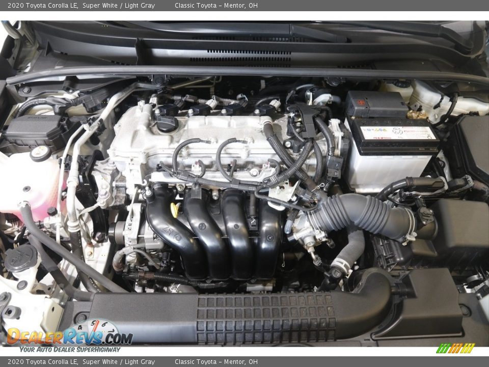 2020 Toyota Corolla LE Super White / Light Gray Photo #17