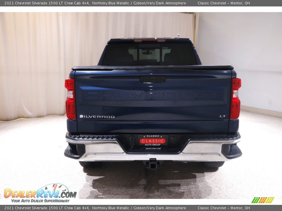 2021 Chevrolet Silverado 1500 LT Crew Cab 4x4 Northsky Blue Metallic / Gideon/Very Dark Atmosphere Photo #19