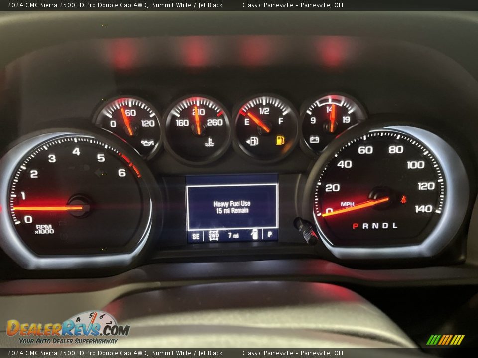 2024 GMC Sierra 2500HD Pro Double Cab 4WD Gauges Photo #11