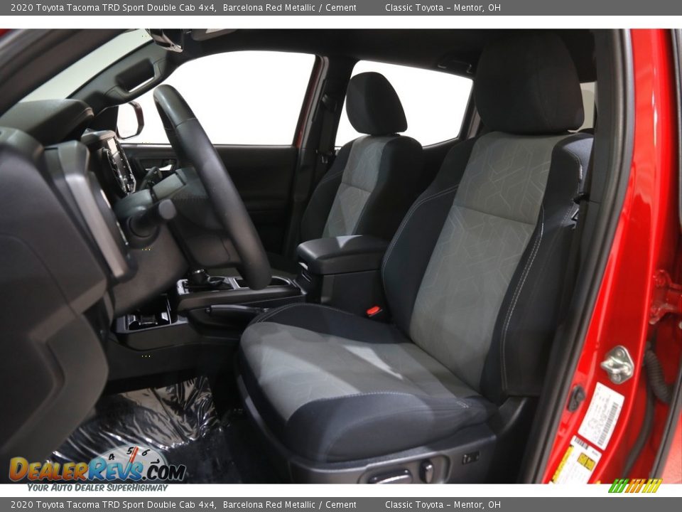 2020 Toyota Tacoma TRD Sport Double Cab 4x4 Barcelona Red Metallic / Cement Photo #5