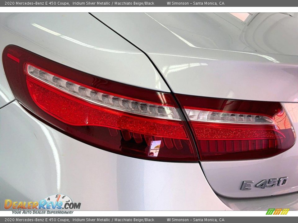 2020 Mercedes-Benz E 450 Coupe Iridium Silver Metallic / Macchiato Beige/Black Photo #29