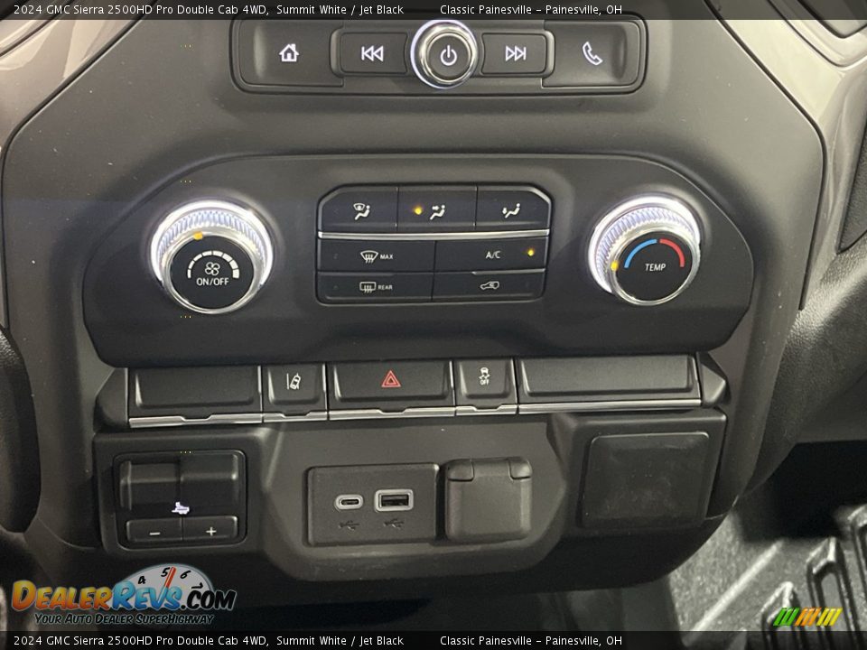 Controls of 2024 GMC Sierra 2500HD Pro Double Cab 4WD Photo #17