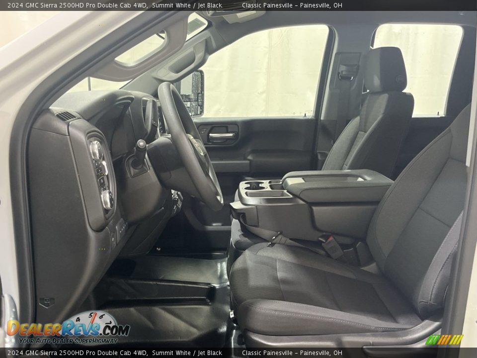 Jet Black Interior - 2024 GMC Sierra 2500HD Pro Double Cab 4WD Photo #18