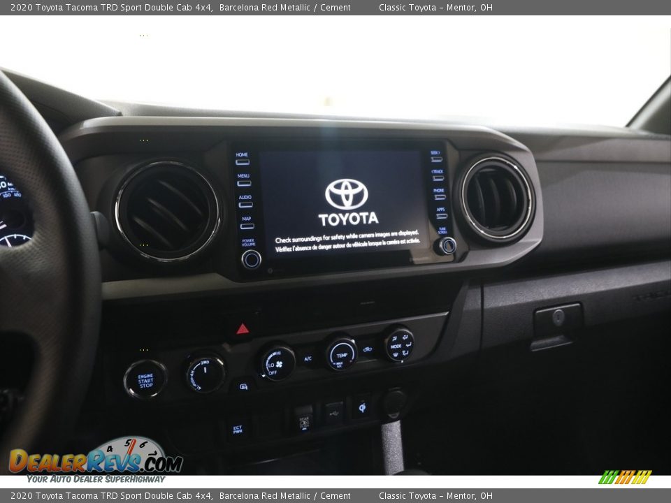 2020 Toyota Tacoma TRD Sport Double Cab 4x4 Barcelona Red Metallic / Cement Photo #9