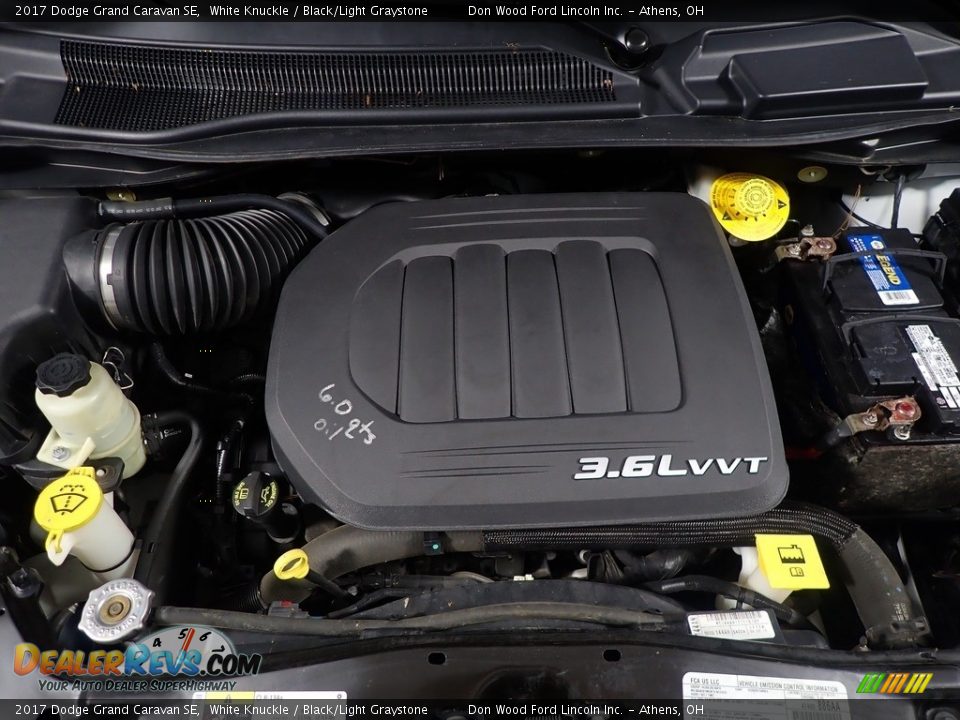 2017 Dodge Grand Caravan SE White Knuckle / Black/Light Graystone Photo #7