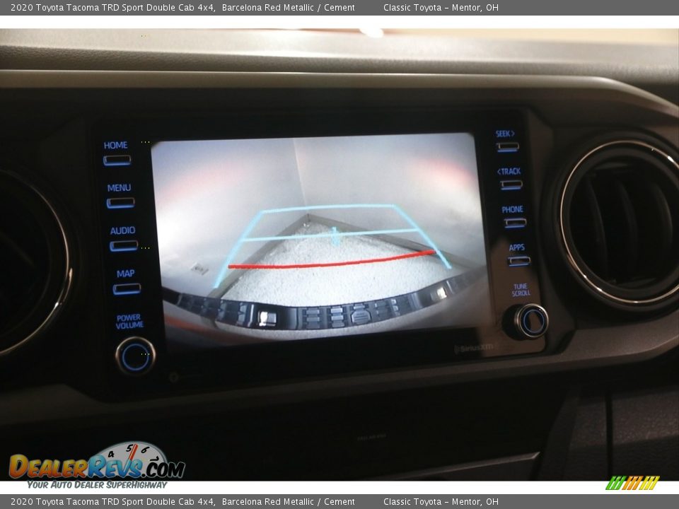 2020 Toyota Tacoma TRD Sport Double Cab 4x4 Barcelona Red Metallic / Cement Photo #11