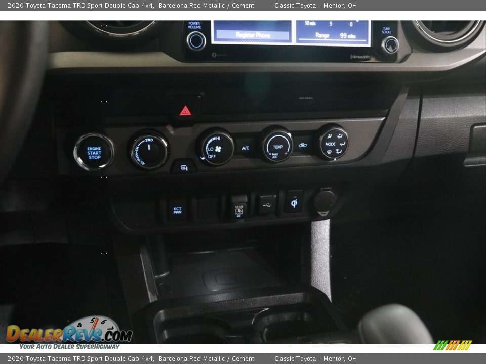 2020 Toyota Tacoma TRD Sport Double Cab 4x4 Barcelona Red Metallic / Cement Photo #12