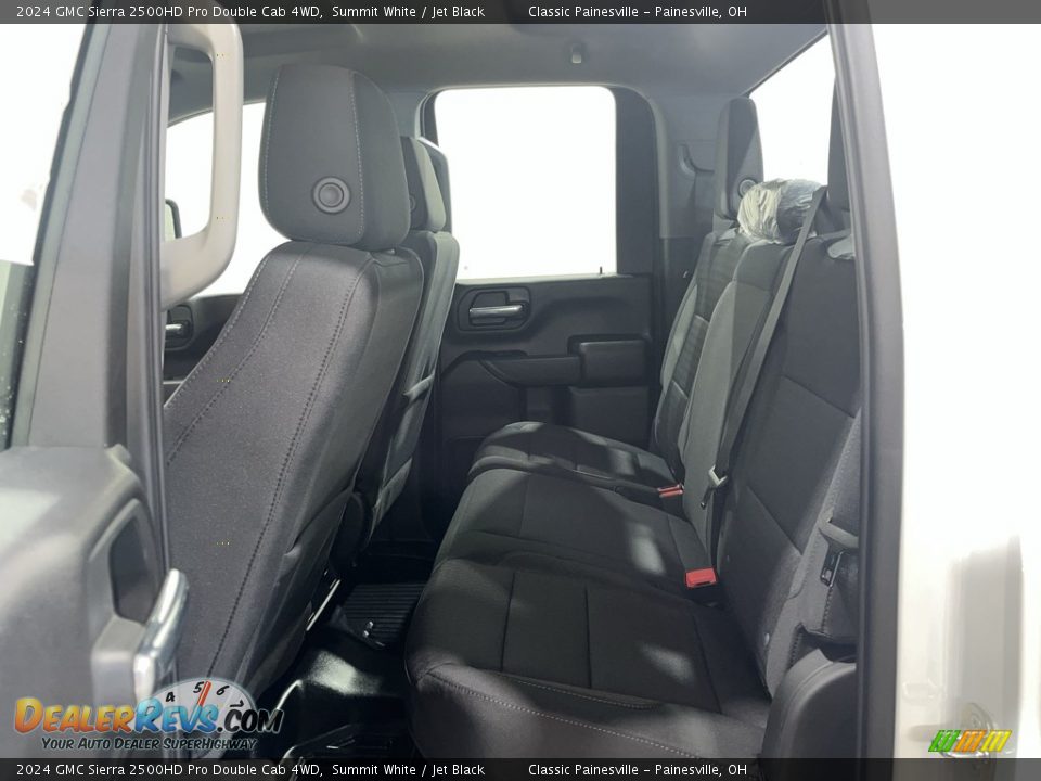 Rear Seat of 2024 GMC Sierra 2500HD Pro Double Cab 4WD Photo #22