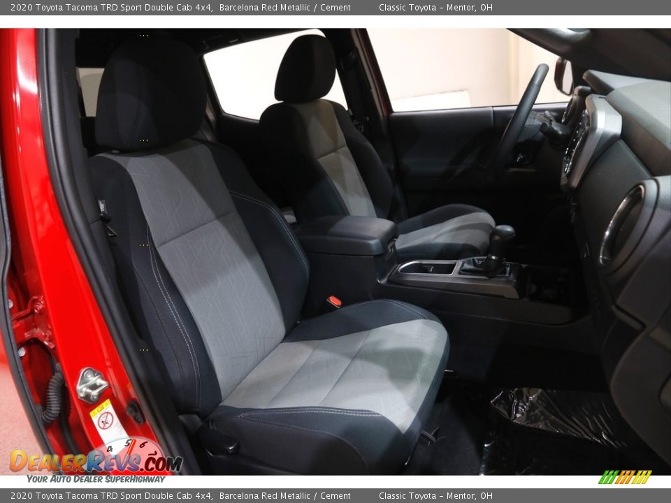 2020 Toyota Tacoma TRD Sport Double Cab 4x4 Barcelona Red Metallic / Cement Photo #14
