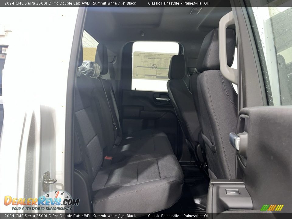 Rear Seat of 2024 GMC Sierra 2500HD Pro Double Cab 4WD Photo #24