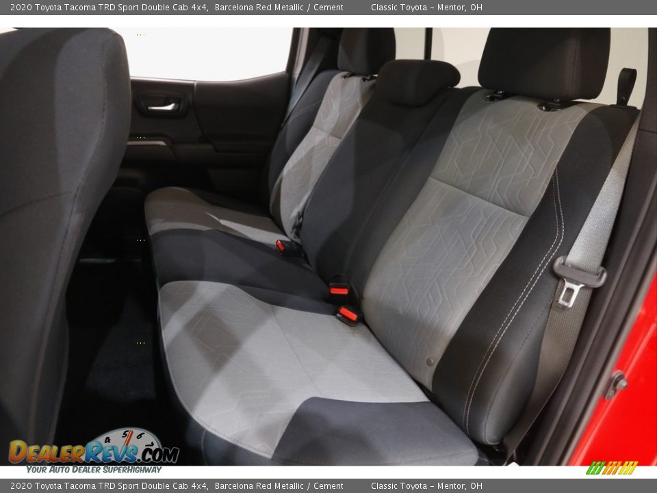 2020 Toyota Tacoma TRD Sport Double Cab 4x4 Barcelona Red Metallic / Cement Photo #16