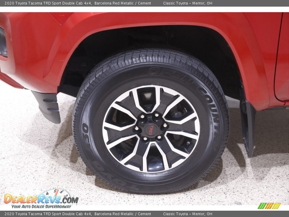 2020 Toyota Tacoma TRD Sport Double Cab 4x4 Barcelona Red Metallic / Cement Photo #19