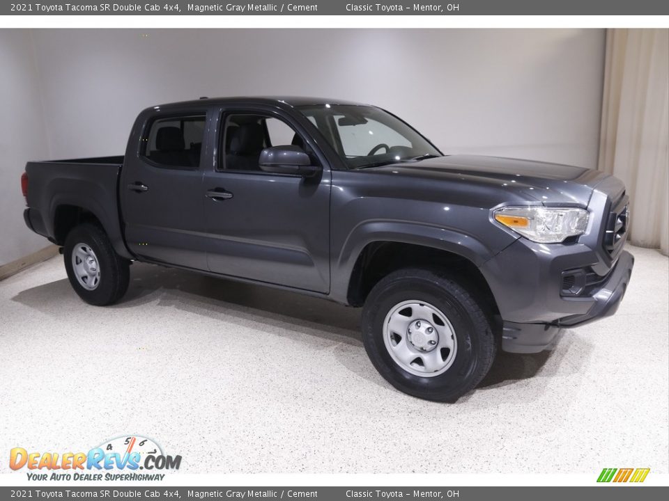 2021 Toyota Tacoma SR Double Cab 4x4 Magnetic Gray Metallic / Cement Photo #1