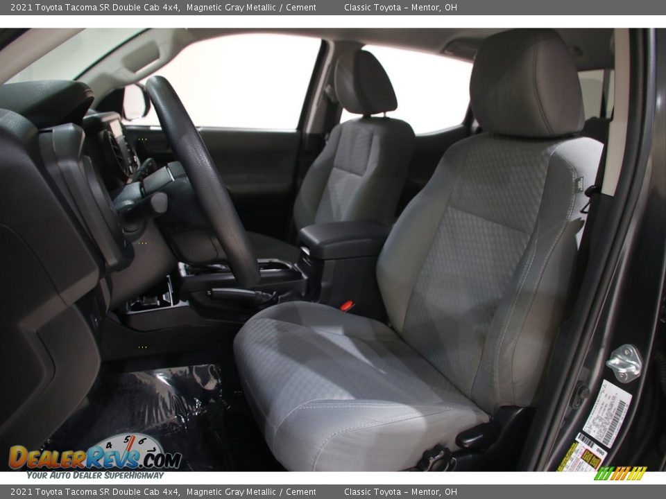 2021 Toyota Tacoma SR Double Cab 4x4 Magnetic Gray Metallic / Cement Photo #5