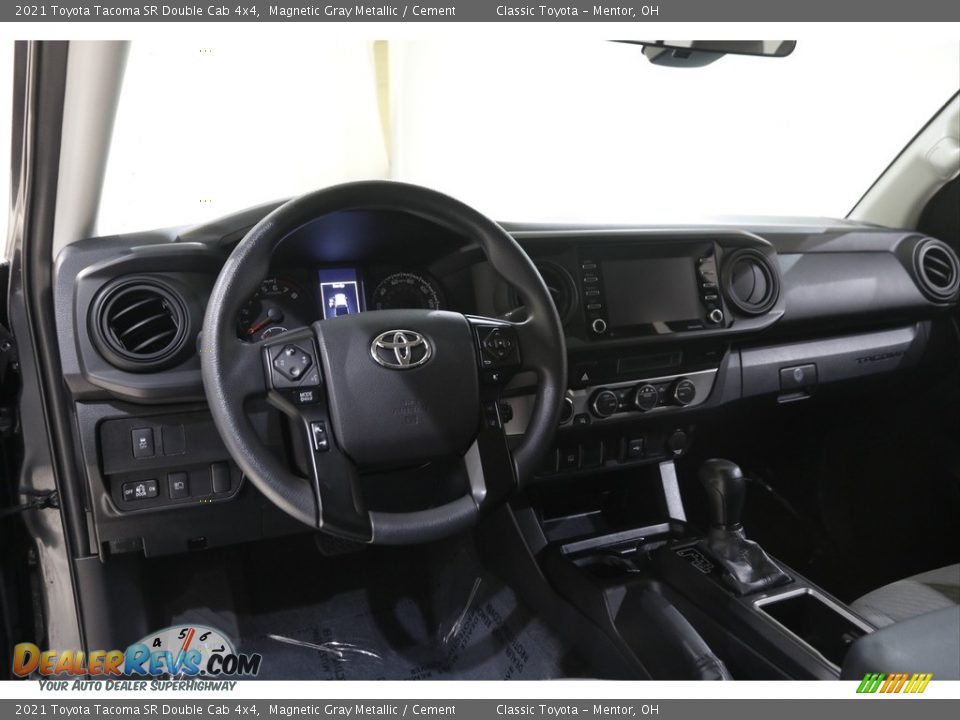 2021 Toyota Tacoma SR Double Cab 4x4 Magnetic Gray Metallic / Cement Photo #6