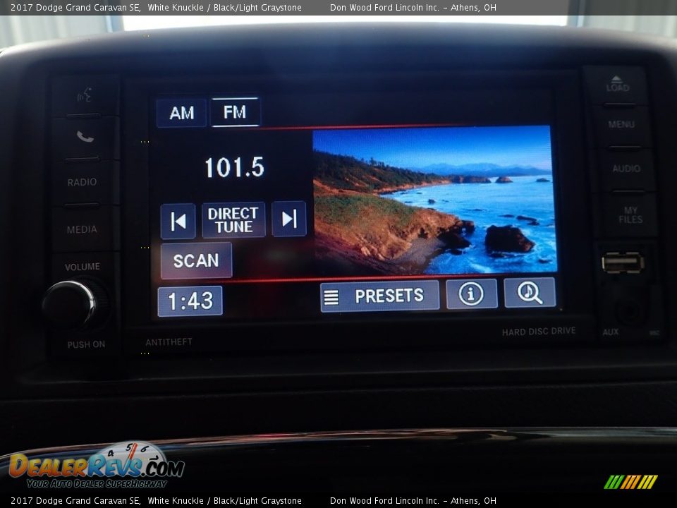 2017 Dodge Grand Caravan SE White Knuckle / Black/Light Graystone Photo #23