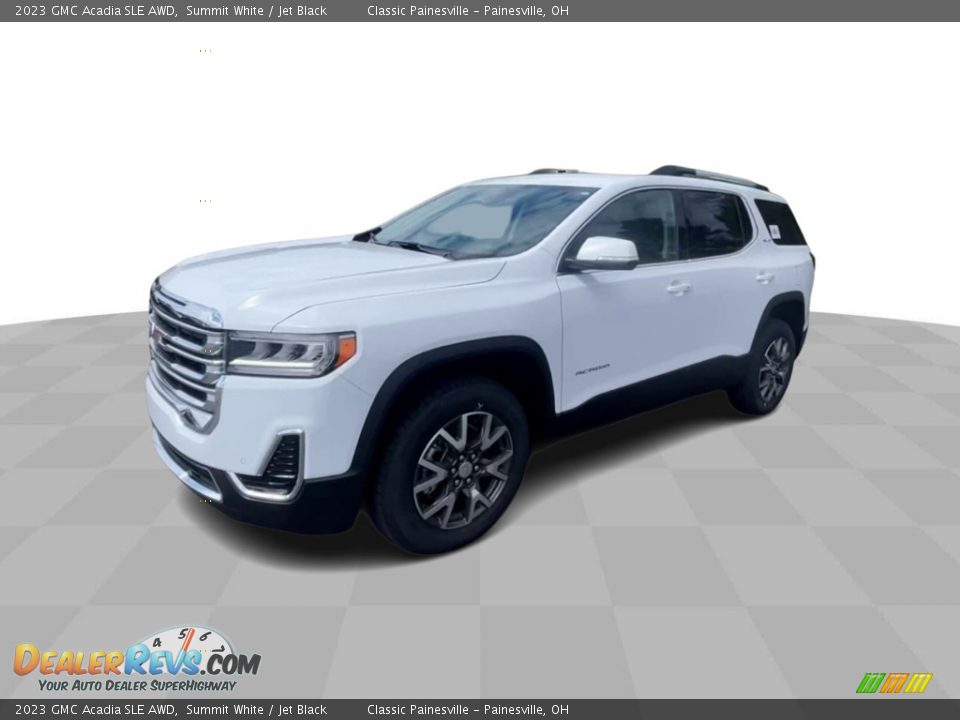 2023 GMC Acadia SLE AWD Summit White / Jet Black Photo #4