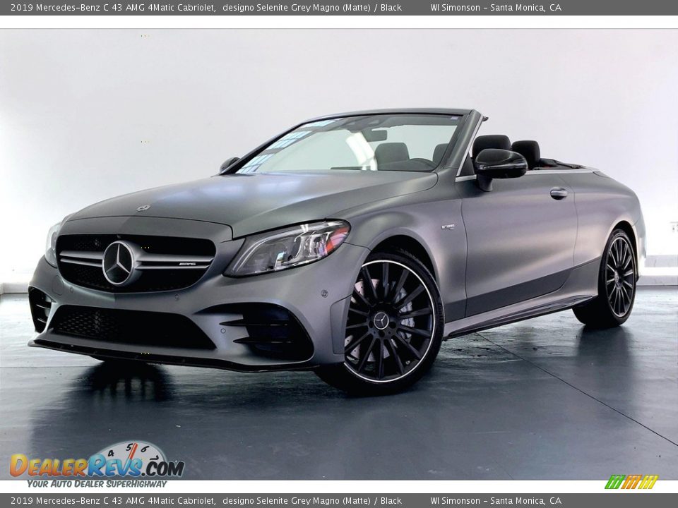 Front 3/4 View of 2019 Mercedes-Benz C 43 AMG 4Matic Cabriolet Photo #12