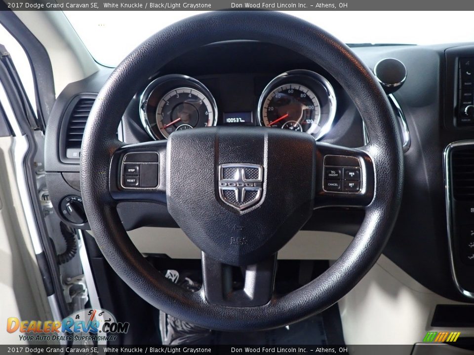 2017 Dodge Grand Caravan SE White Knuckle / Black/Light Graystone Photo #24