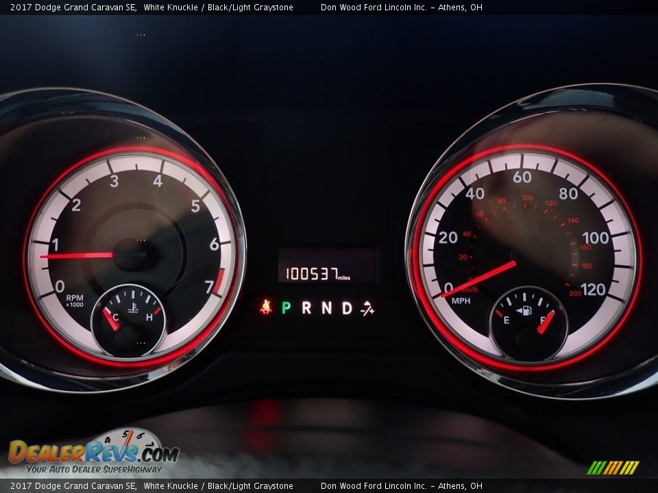 2017 Dodge Grand Caravan SE White Knuckle / Black/Light Graystone Photo #25