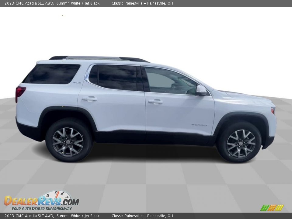 2023 GMC Acadia SLE AWD Summit White / Jet Black Photo #9