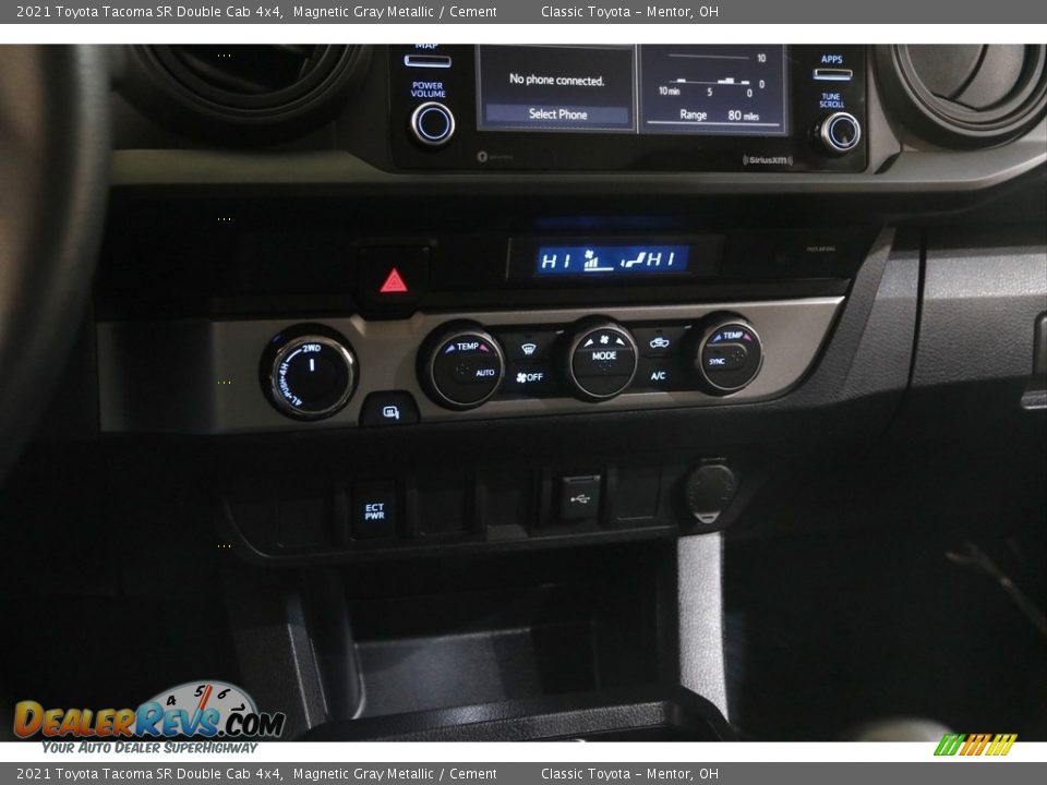 2021 Toyota Tacoma SR Double Cab 4x4 Magnetic Gray Metallic / Cement Photo #12