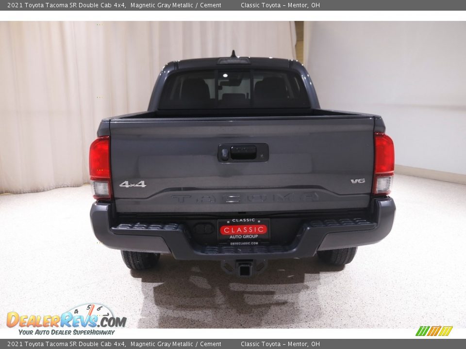 2021 Toyota Tacoma SR Double Cab 4x4 Magnetic Gray Metallic / Cement Photo #17