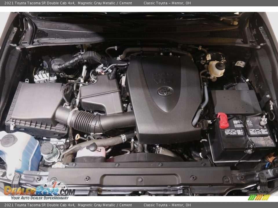 2021 Toyota Tacoma SR Double Cab 4x4 Magnetic Gray Metallic / Cement Photo #18