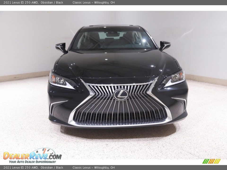 2021 Lexus ES 250 AWD Obsidian / Black Photo #2