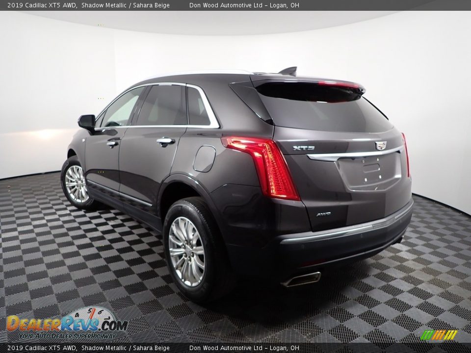 2019 Cadillac XT5 AWD Shadow Metallic / Sahara Beige Photo #7