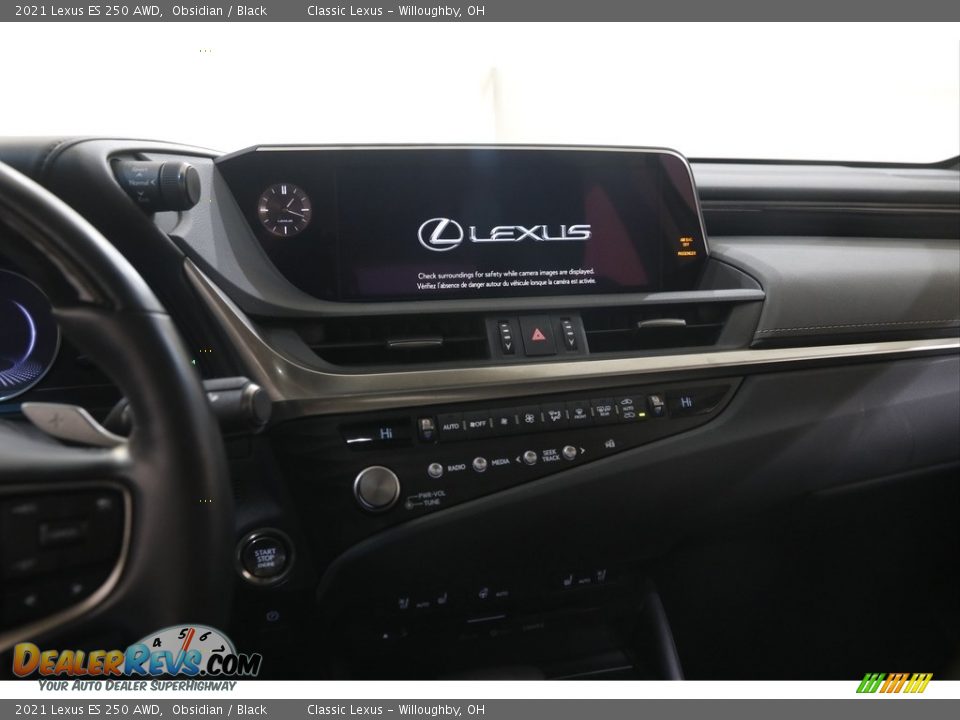 2021 Lexus ES 250 AWD Obsidian / Black Photo #9