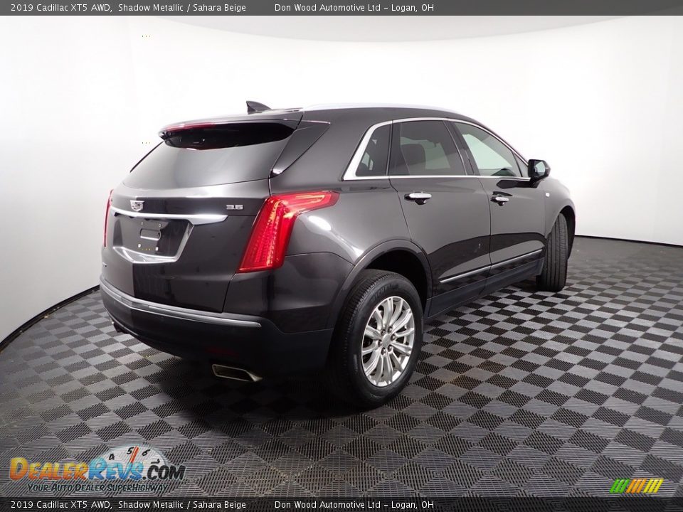 2019 Cadillac XT5 AWD Shadow Metallic / Sahara Beige Photo #11