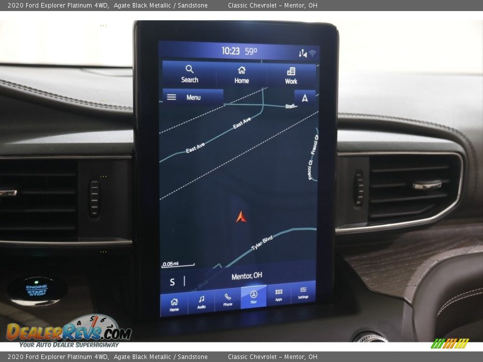 Navigation of 2020 Ford Explorer Platinum 4WD Photo #12