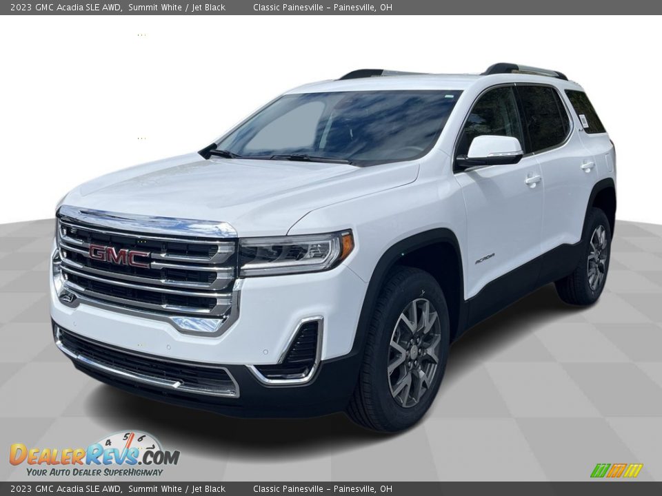 2023 GMC Acadia SLE AWD Summit White / Jet Black Photo #1