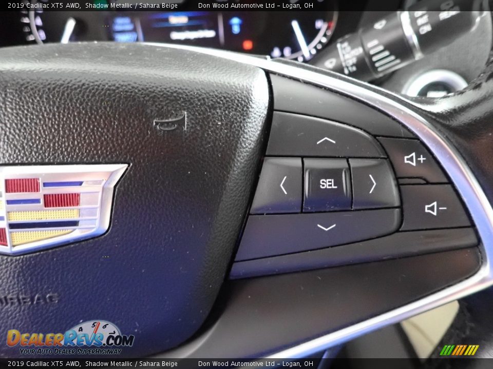 2019 Cadillac XT5 AWD Shadow Metallic / Sahara Beige Photo #18