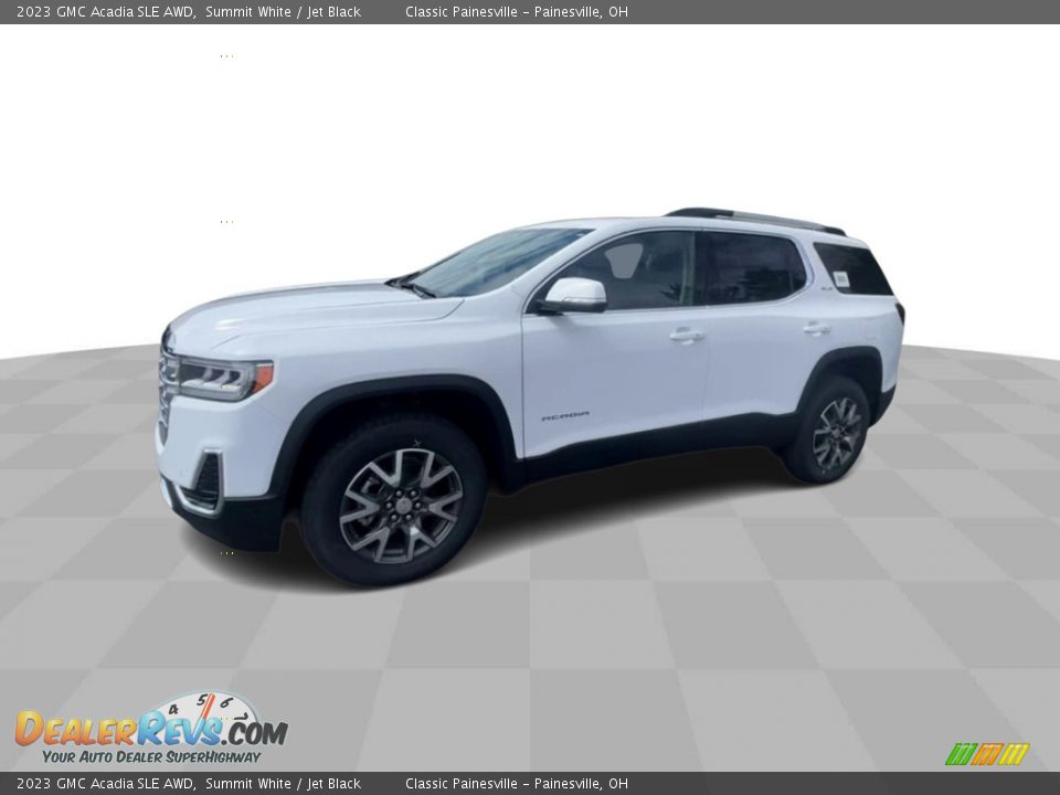 2023 GMC Acadia SLE AWD Summit White / Jet Black Photo #4