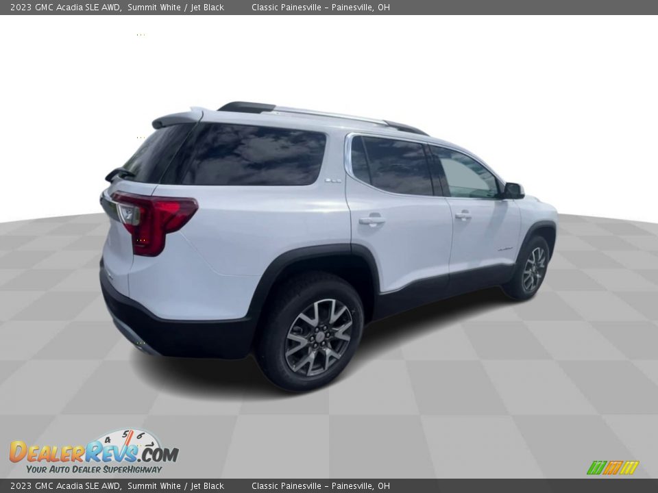 2023 GMC Acadia SLE AWD Summit White / Jet Black Photo #8