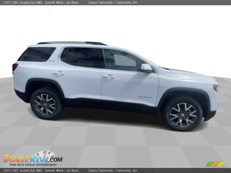 2023 GMC Acadia SLE AWD Summit White / Jet Black Photo #9