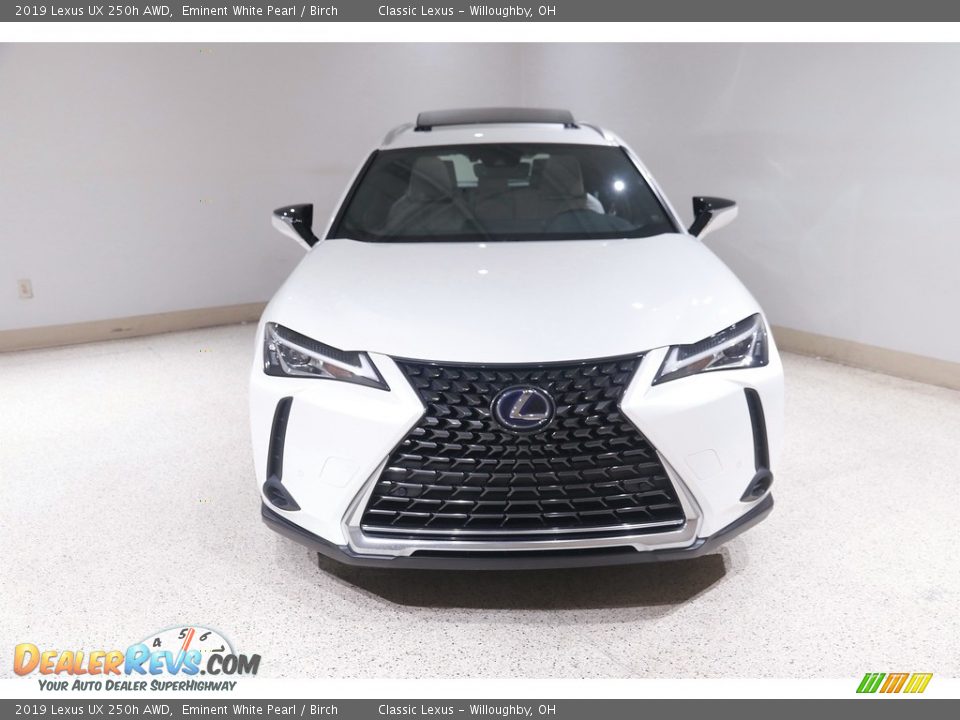 2019 Lexus UX 250h AWD Eminent White Pearl / Birch Photo #2