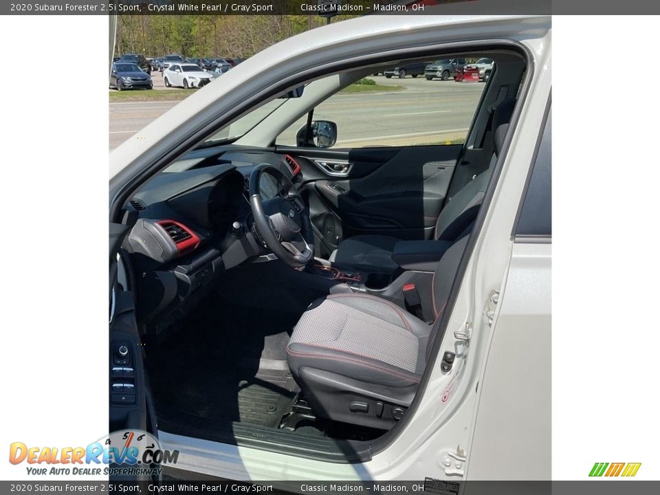 2020 Subaru Forester 2.5i Sport Crystal White Pearl / Gray Sport Photo #2