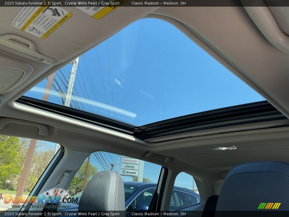 2020 Subaru Forester 2.5i Sport Crystal White Pearl / Gray Sport Photo #4