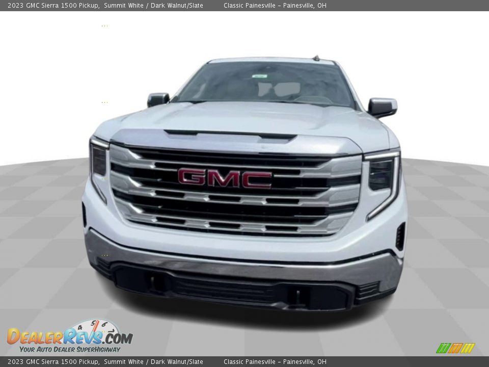 2023 GMC Sierra 1500 Pickup Summit White / Dark Walnut/Slate Photo #3