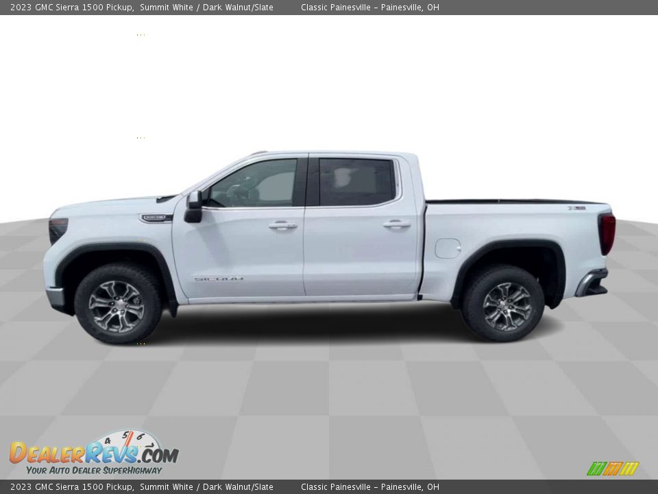 2023 GMC Sierra 1500 Pickup Summit White / Dark Walnut/Slate Photo #5