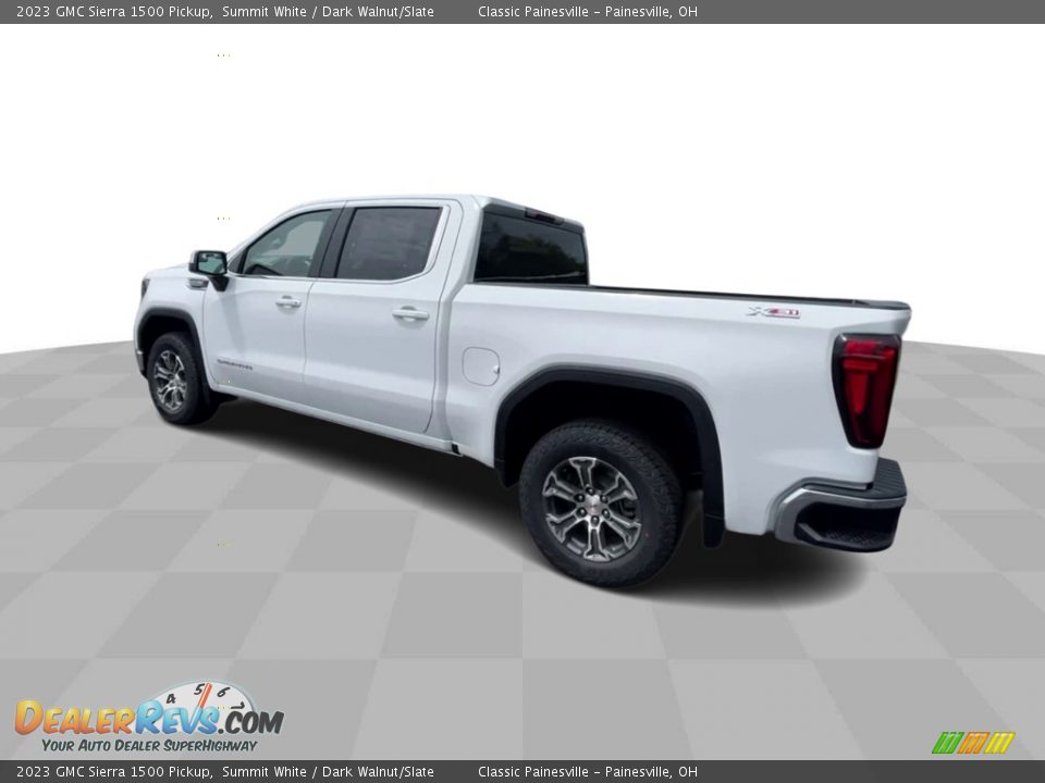 2023 GMC Sierra 1500 Pickup Summit White / Dark Walnut/Slate Photo #6