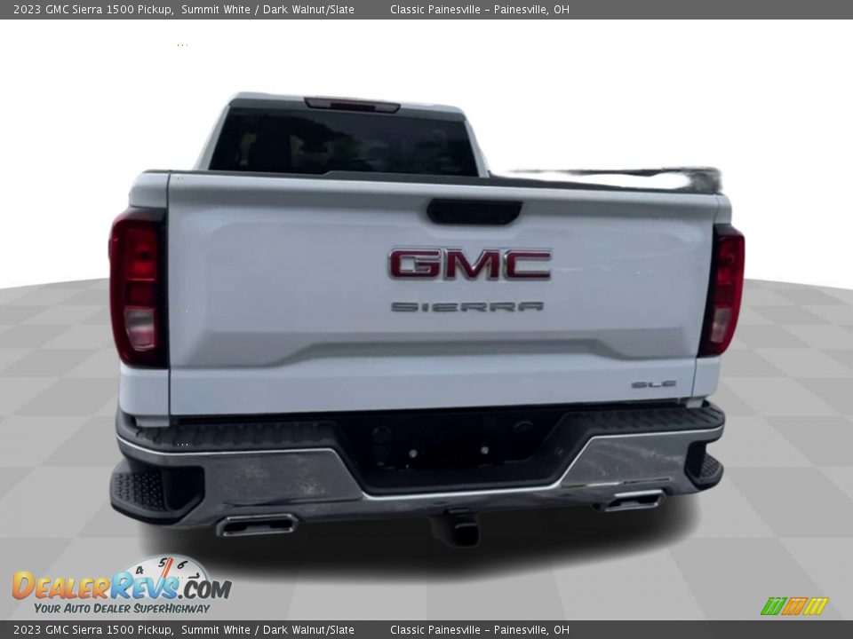 2023 GMC Sierra 1500 Pickup Summit White / Dark Walnut/Slate Photo #7