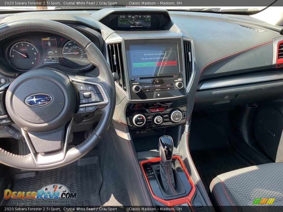 2020 Subaru Forester 2.5i Sport Crystal White Pearl / Gray Sport Photo #7
